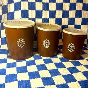 Vintage Tupperware canisters